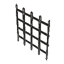 铁牢栅栏 2x2
